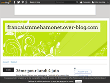 Tablet Screenshot of francaismmehamonet.over-blog.com