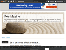 Tablet Screenshot of fee.mazine.over-blog.fr