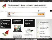 Tablet Screenshot of clics-remuneres.over-blog.com