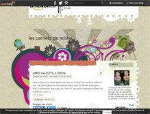 Tablet Screenshot of lescarnetsdemisha.over-blog.com