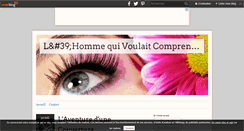 Desktop Screenshot of lhommequivoulaitcomprendre.over-blog.com