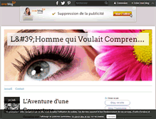 Tablet Screenshot of lhommequivoulaitcomprendre.over-blog.com