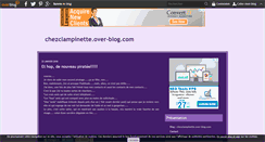Desktop Screenshot of chezclampinette.over-blog.com