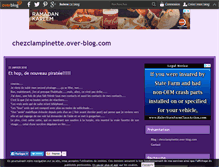 Tablet Screenshot of chezclampinette.over-blog.com