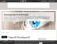 Tablet Screenshot of mangaspowadream.over-blog.com