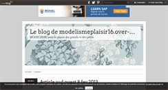 Desktop Screenshot of modelismeplaisir16.over-blog.fr