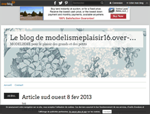 Tablet Screenshot of modelismeplaisir16.over-blog.fr