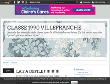 Tablet Screenshot of classe1990villefranche.over-blog.com