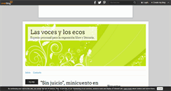 Desktop Screenshot of lasvocesylosecos.over-blog.es