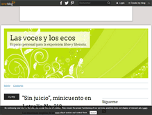Tablet Screenshot of lasvocesylosecos.over-blog.es