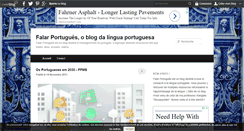 Desktop Screenshot of falarportugues.over-blog.com