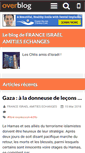 Mobile Screenshot of france-israel-amities-echanges.over-blog.com