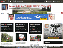 Tablet Screenshot of france-israel-amities-echanges.over-blog.com