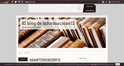 Desktop Screenshot of informacione13.over-blog.com