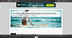 Desktop Screenshot of championnat-cycliste-elus-2011.over-blog.com