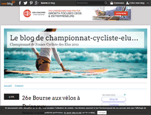 Tablet Screenshot of championnat-cycliste-elus-2011.over-blog.com