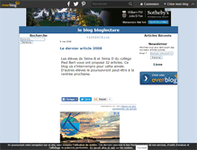 Tablet Screenshot of bloglecture.over-blog.com
