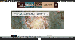 Desktop Screenshot of fondation-communication.over-blog.com