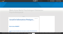 Desktop Screenshot of marie-annemariot.over-blog.com