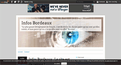 Desktop Screenshot of infos-bordeaux.over-blog.com