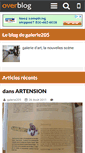 Mobile Screenshot of galerie205.over-blog.com