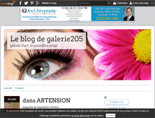 Tablet Screenshot of galerie205.over-blog.com