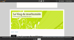 Desktop Screenshot of murhumide.over-blog.com