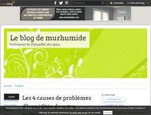 Tablet Screenshot of murhumide.over-blog.com