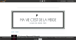 Desktop Screenshot of maviecestdelamerde.over-blog.com