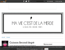 Tablet Screenshot of maviecestdelamerde.over-blog.com