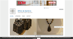 Desktop Screenshot of effetsdematieres.over-blog.fr