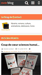 Mobile Screenshot of librairie-contact.over-blog.com