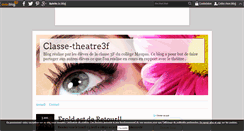 Desktop Screenshot of classe-theatre3f.over-blog.com