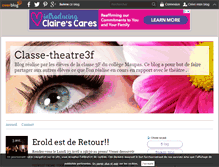 Tablet Screenshot of classe-theatre3f.over-blog.com