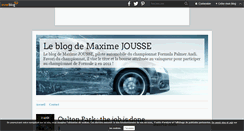 Desktop Screenshot of maximejousse.over-blog.com