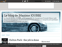 Tablet Screenshot of maximejousse.over-blog.com