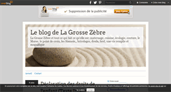 Desktop Screenshot of lagrossezebre.over-blog.fr