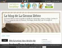 Tablet Screenshot of lagrossezebre.over-blog.fr