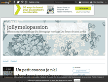 Tablet Screenshot of jollymelopassion.over-blog.fr