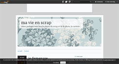 Desktop Screenshot of mavieenscrap.over-blog.com