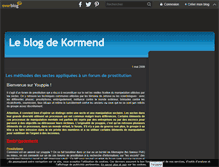 Tablet Screenshot of kormend.over-blog.com