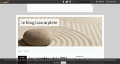Desktop Screenshot of lacomplete.over-blog.com