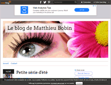 Tablet Screenshot of matthieubobin.over-blog.com