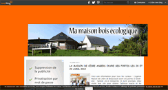 Desktop Screenshot of ma-maison-bois-ecologique.over-blog.com