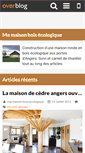 Mobile Screenshot of ma-maison-bois-ecologique.over-blog.com