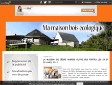 Tablet Screenshot of ma-maison-bois-ecologique.over-blog.com