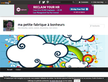 Tablet Screenshot of mapetitefabriqueabonheurs.over-blog.com