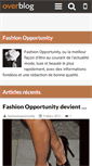 Mobile Screenshot of fashionopportunity.over-blog.com