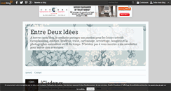 Desktop Screenshot of entredeuxidees.over-blog.com