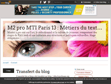 Tablet Screenshot of mediation-culturelle-mti.over-blog.com